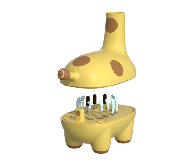 BeBird Bebird D3 PRO Otoskop z kamerą do czyszczenia uszu, żółty - 1487267 - zdjęcie 2
